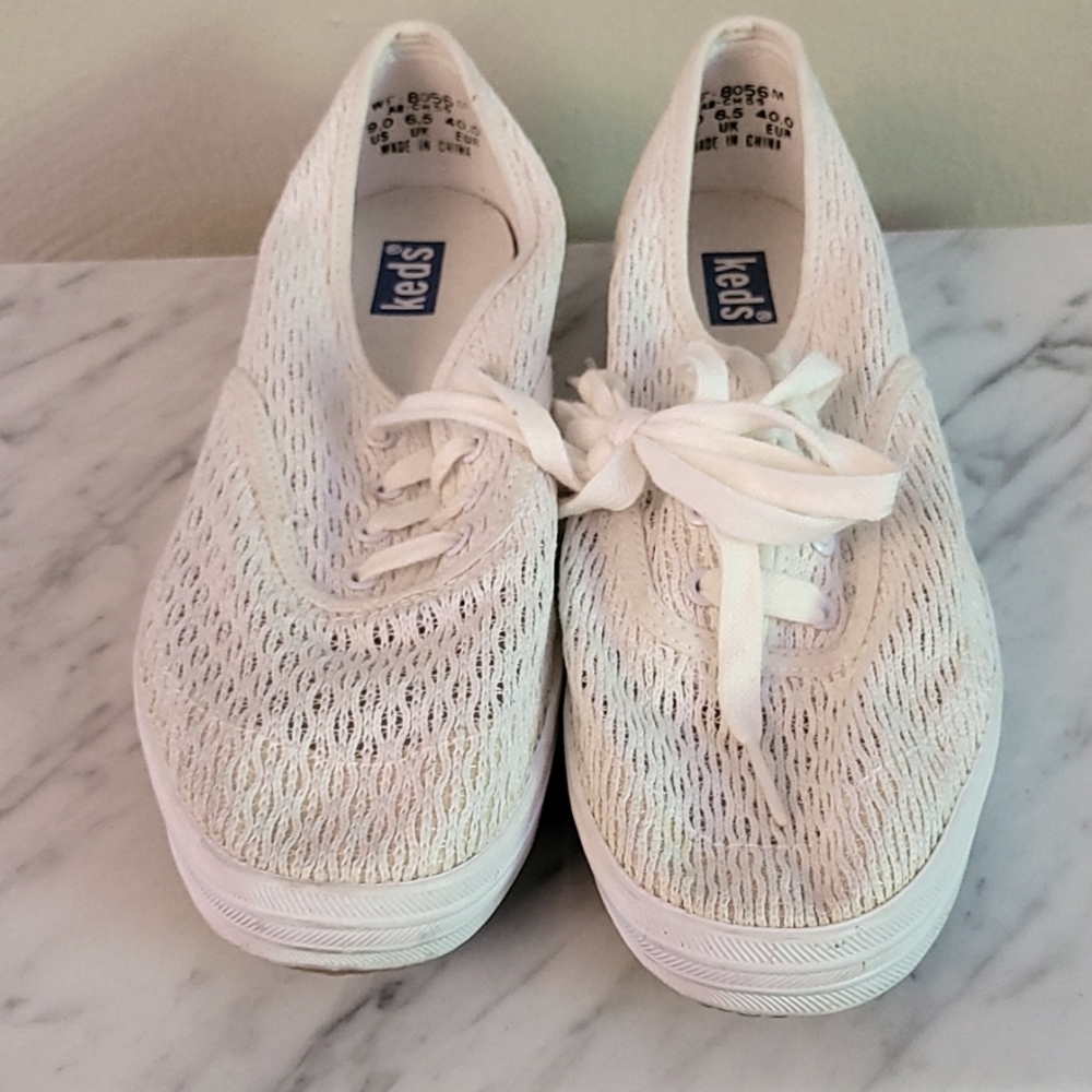 Keds white lace sneakers